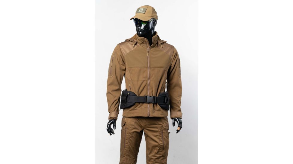 PODAVACH Ergonomic tactical chest rig, Black, NSN n, BL-BLT-BL