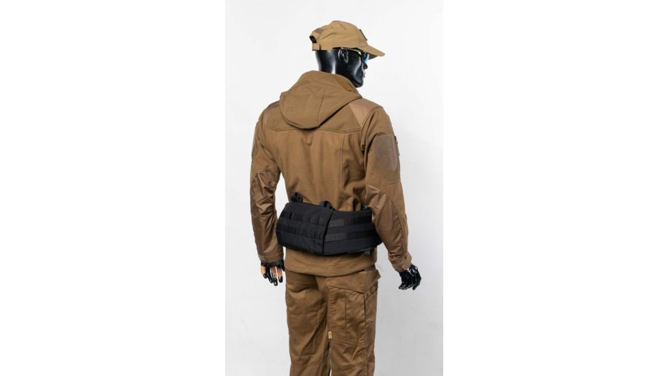 PODAVACH Ergonomic tactical chest rig, Black, NSN n, BL-BLT-BL