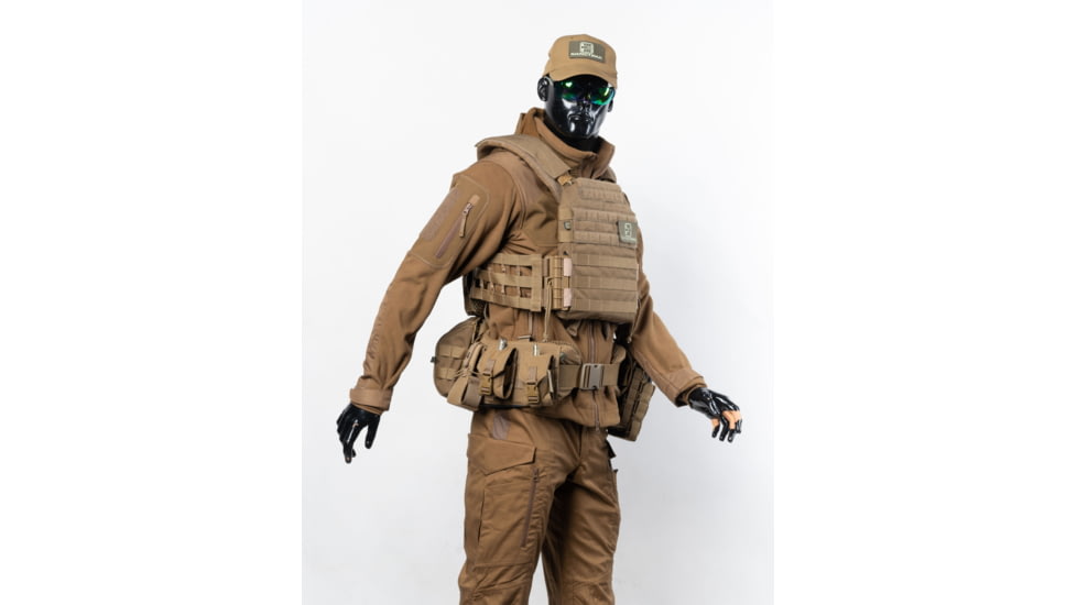 PODAVACH Ergonomic tactical chest rig, Coyote, NSN n, BL-BLT-CY