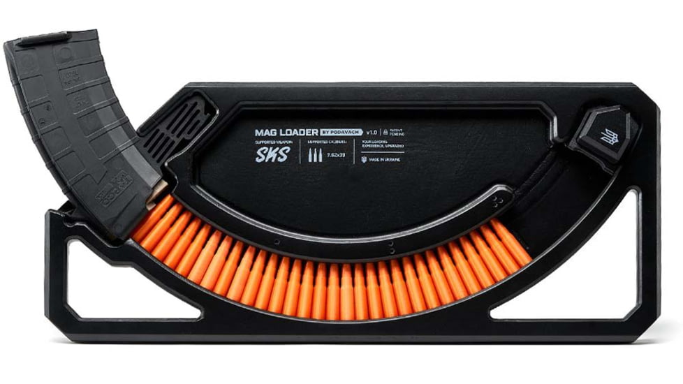 PODAVACH U-Loader Magazine Speed Loader for SKS, Black, LSKSBL