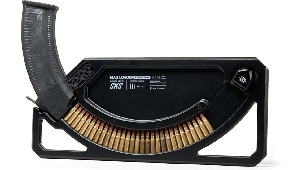 PODAVACH U-Loader Magazine Speed Loader for SKS, Black, LSKSBL