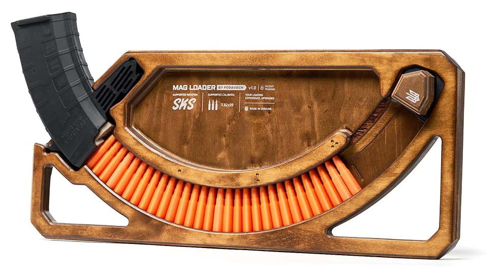 PODAVACH U-Loader Magazine Speed Loader for SKS, Walnut, LSKSWN