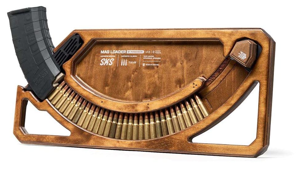 PODAVACH U-Loader Magazine Speed Loader for SKS, Walnut, LSKSWN