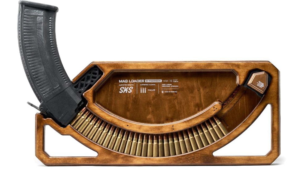 PODAVACH U-Loader Magazine Speed Loader for SKS, Walnut, LSKSWN