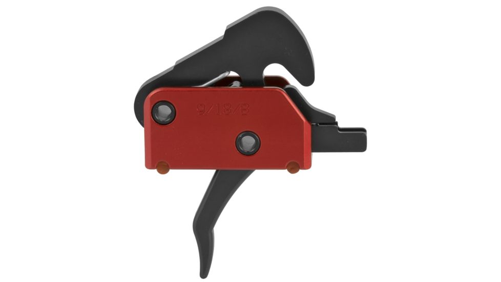 POF USA Standard Two Stage Trigger with KNS Pins, 4.5 lb Pull Weight, Red/Black, 1511