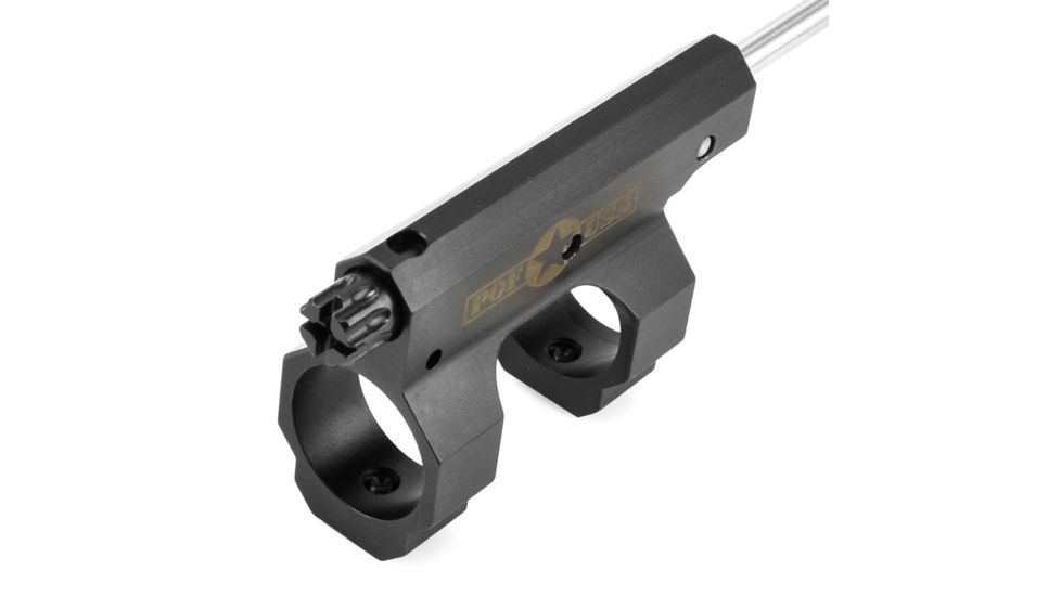 USED POF USA Dictator Adjustable Gas Block, 9 position, Pistol Length, 5.56/.223, Black, 00861, EDEMO1, Used, Condition Good, Inspect and Rebox