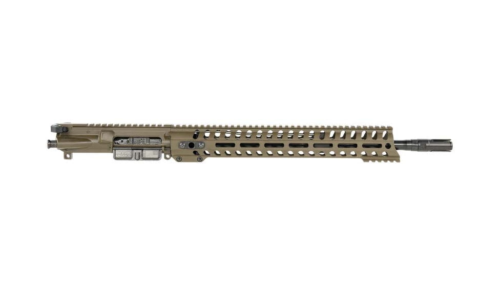 POF USA Minuteman Upper Receiver, 5.56, 16.5in Barrel, Mid Length, 1-8 Twist, 1/2x28, 14.5in Renegade Rail, 3-prong Flash Hider, Patriot Brown, 1815