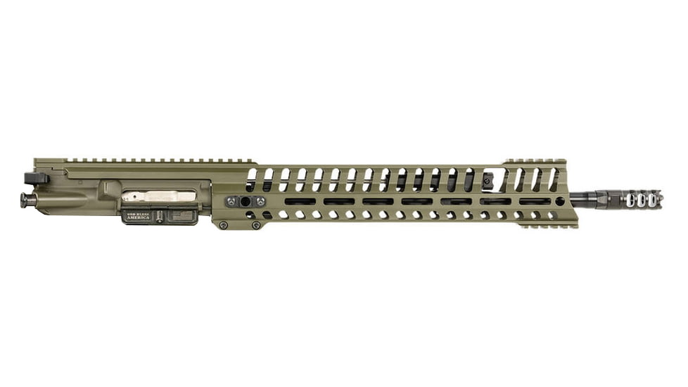 POF USA P415 Edge Upper Receiver Assembly, .300 AAC Blackout, 34 in Length, 10.5 in Barrel, 5 Position Adjustable, M-Lok MRR, Three-Prong Flash Hider, Olive Drab, 1619