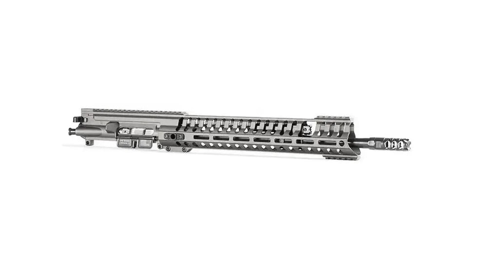 POF USA P415 Edge Upper Receiver Assembly, .300 AAC Blackout, 34 in Length, 10.5 in Barrel, 5 Position Adjustable, M-Lok MRR, Three-Prong Flash Hider, Tungsten, 1990