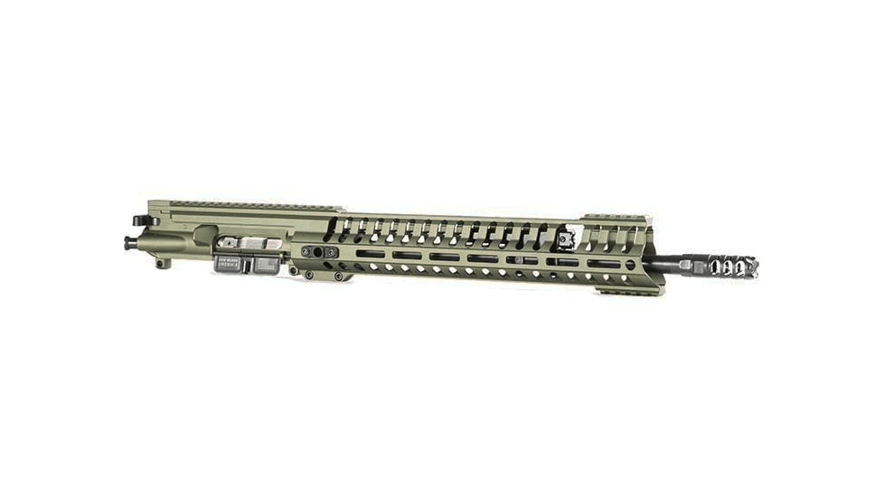 POF USA P415 Edge Upper Receiver Assembly, 5.56x45mm NATO, 34 in Length, 16.5 in Barrel, 5 Position Adjustable, M-Lok Edge, Triple Port Muzzle Break, Olive Drab, 1989