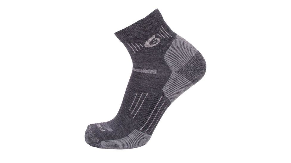 Point 6 37.5 Light Mini Men's Socks, Gray, Small 3721-200-05
