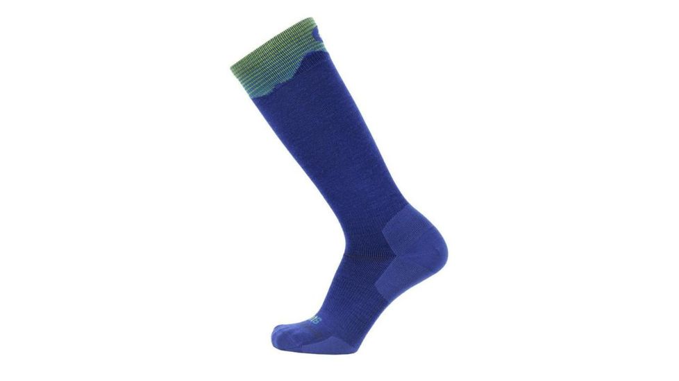 Point 6 37.5 Ski Mountain Magic Ultra Light OTC Mens Socks, Deep Teal, Small, 3408-252-05