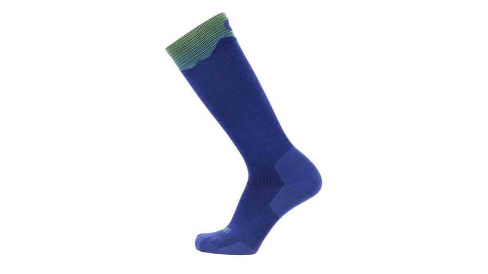 Point 6 37.5 Ski Mountain Magic Ultra Light OTC Mens Socks, Deep Teal, X-Large, 3408-252-08