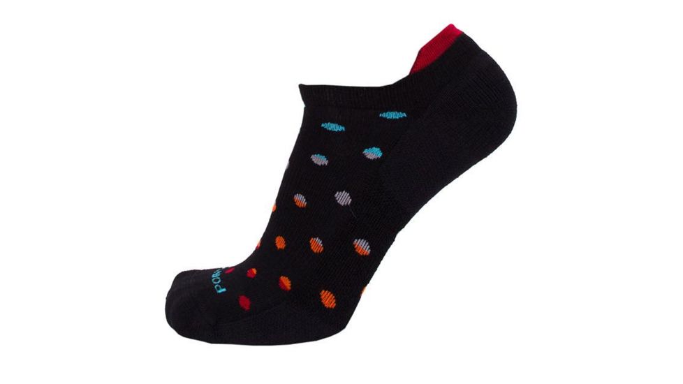 Point 6 Active Dot Fade Extra Light Micro  Men's Socks, Black, Medium 1779-204-06