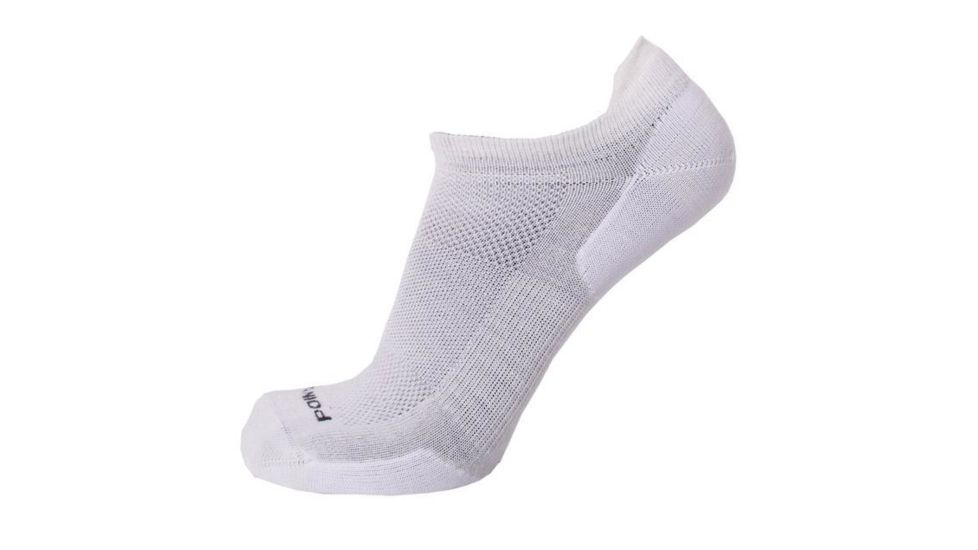 Point 6 Active Extra Light Micro  Men's Socks, White, Large 2154-110-07