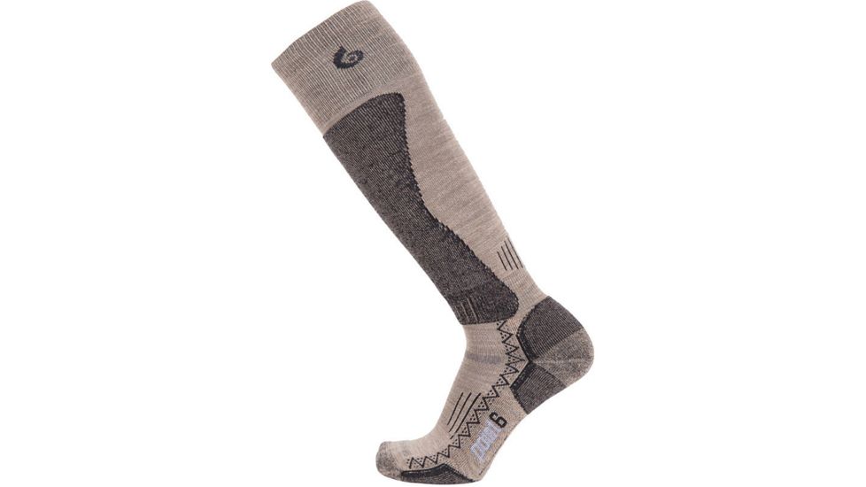 Point 6 Boot Light Over The Calf Sock - Men's-Taupe-Medium