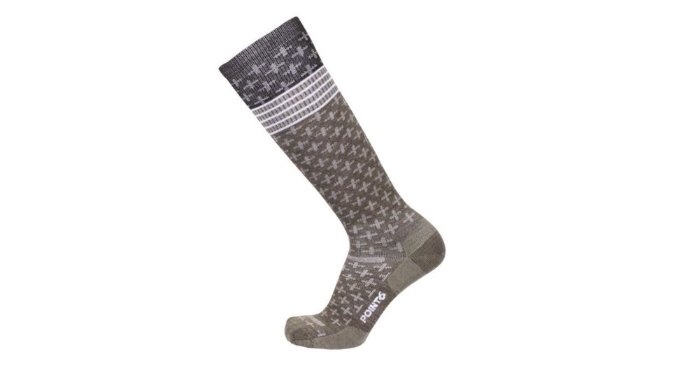 Point 6 Lace Ultra Light OTC Stone Women's Sock, Earth, Medium 2849-320-06