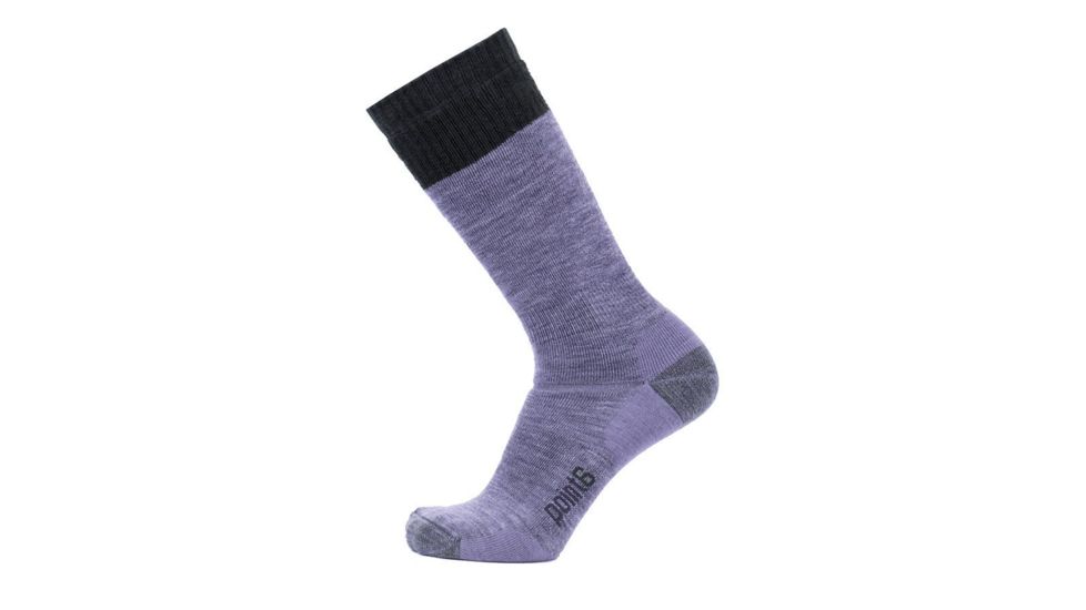 Point 6 Lumberjack Medium Mid-Calf Men's Socks, Stone, Large 1786-010-07