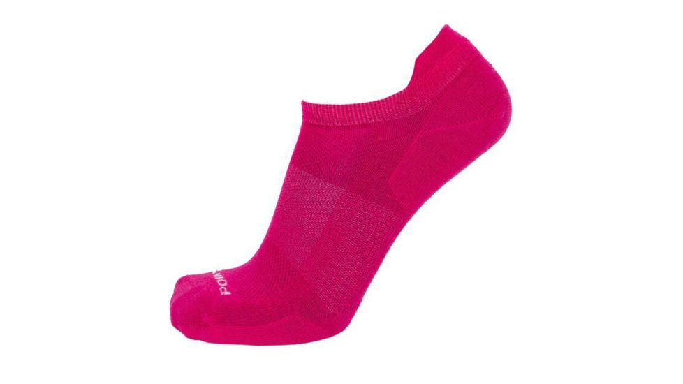 Point 6 Running Ultra Light No Show Tab Women's Sock, Lipstick, Small 1175-605-05
