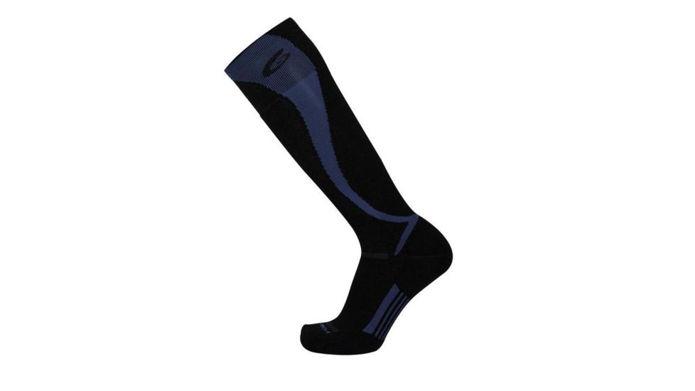 Point 6 Ski/Carve Light OTC Mens Socks, Deep Teal, Large, 2424-252-07