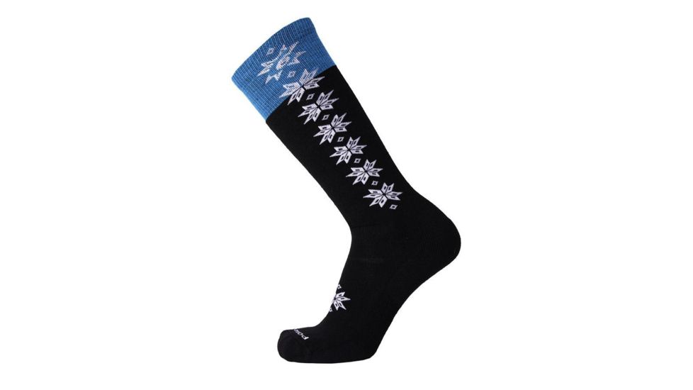 Point 6 Ski/Christie II Light OTC Women's Sock, Black, Medium 1429-204-06