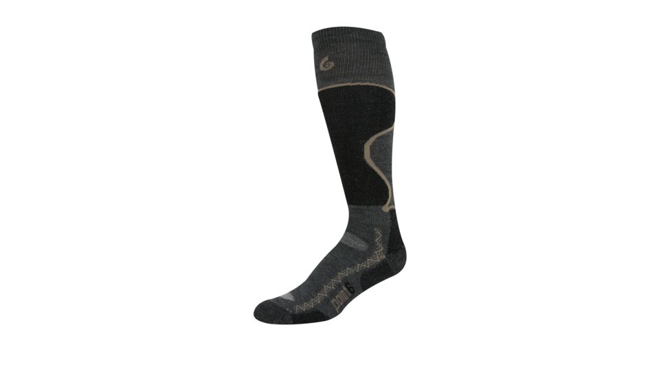 Point 6 Ski Medium OTC - Men's-Gray/Blue-Small