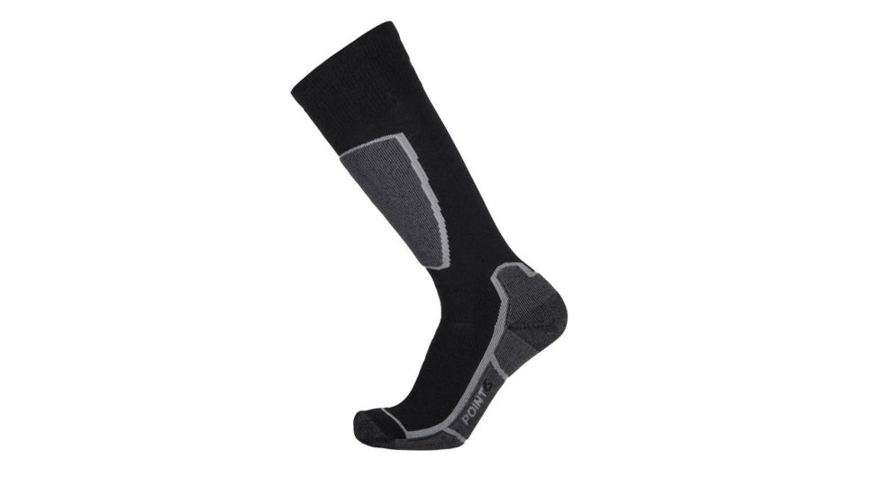Point 6 Ski Medium OTC  Men's Socks, Black, Small 2436-204-05