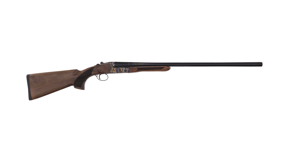 Pointer Ft6 3in Field SxS Shotgun, 12 Gauge, 28in Heat Tempered BBL, Turkish Walnut Stock, Blued, FT61228HT