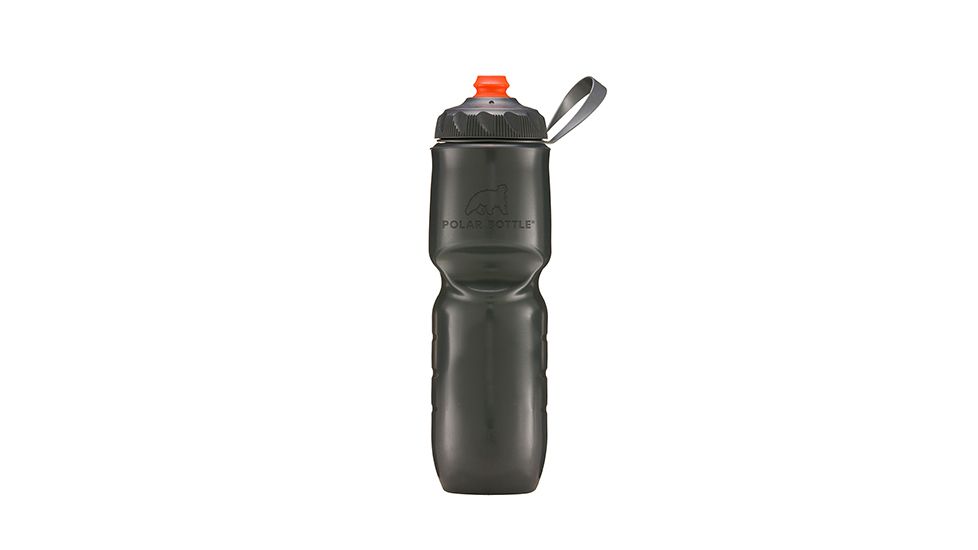 Polar Bottle Insulated Water Bottle, 24oz, ZipStream Charcoa, POL-IB24SOCH