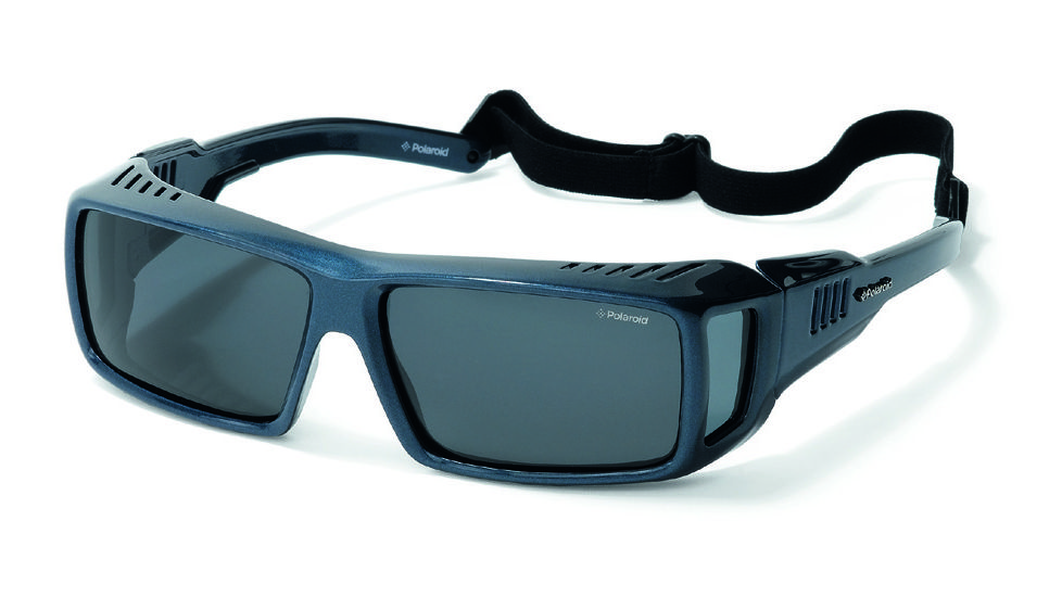 Polaroid Alex SunCovers - Blue, Polar Grey Lenses PDP8041Y