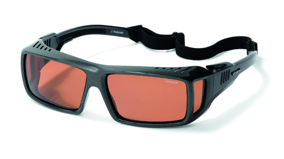Polaroid Alex SunCovers - Grey, Polar Amber Lenses PDP8041Z