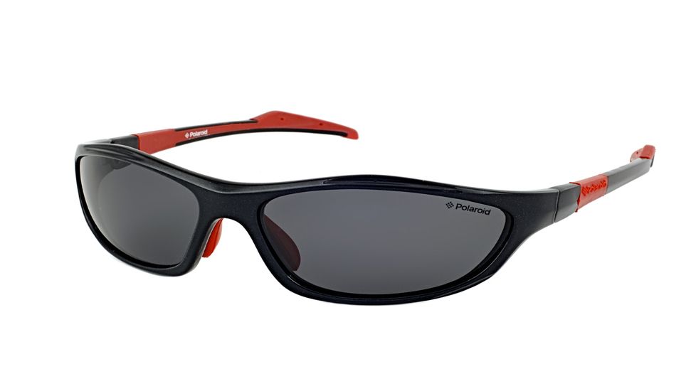 Polaroid Brett Bifocal Sunglasses, Black/Red Frame PDP7000ZBF