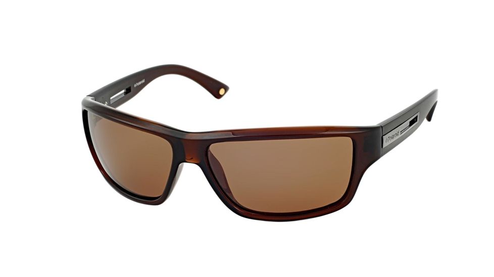 Polaroid Douglas Mens Sunglasses - Brown Frame, Polarized Copper Lenses PDX8104Y