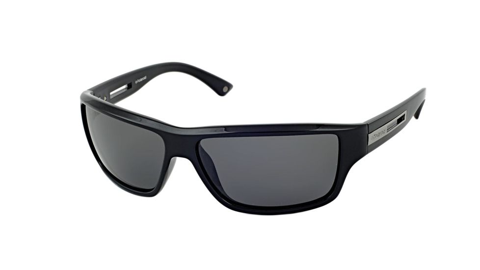 Polaroid Douglas Mens Sunglasses - Black Frame, Polarized Grey Lenses PDX8104Z