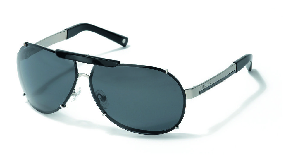 Polaroid Everette Sunglasses - Silver, Polarized Grey Lenses PDX4100Y