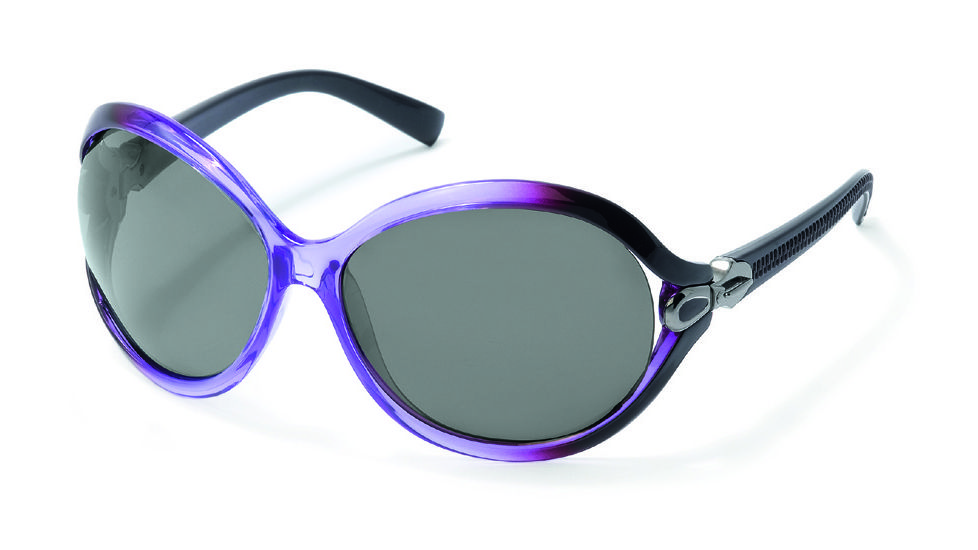 Polaroid Ninna Sunglasses - Purple, Polarized Light Grey Lenses PDF8118Z