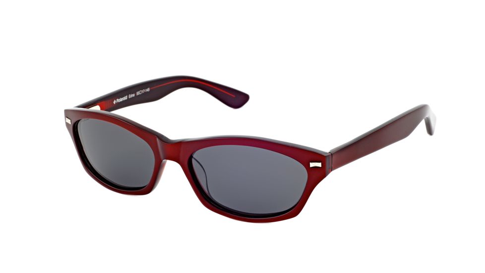 Polaroid Edna Prescription Sunglasses, Black/Red Frame PDP9104Y