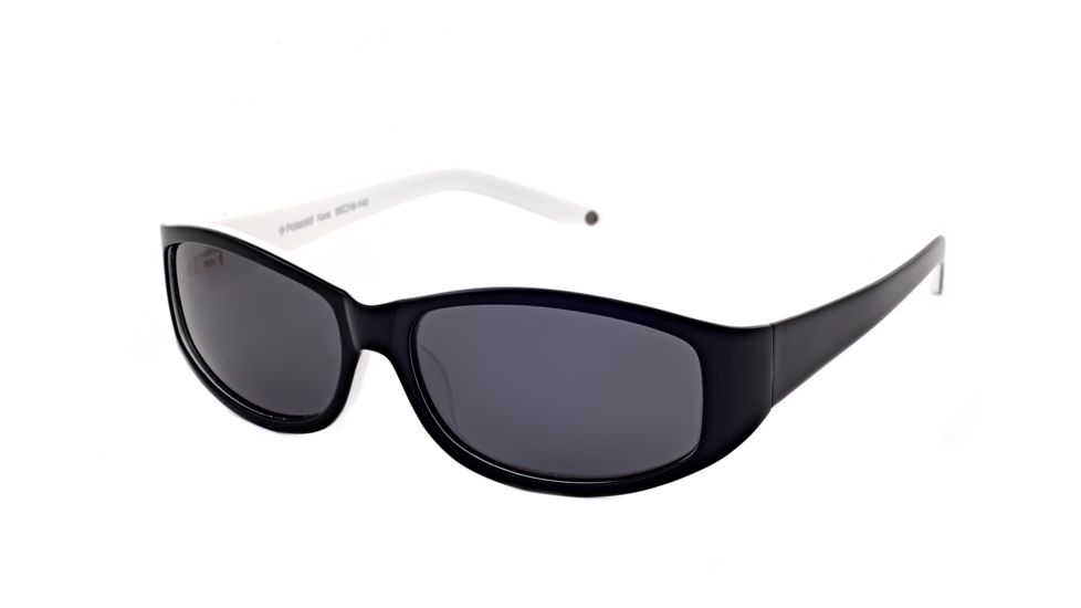 Polaroid Kara Prescription Sunglasses, Black Smoke Frame PDP9152Z