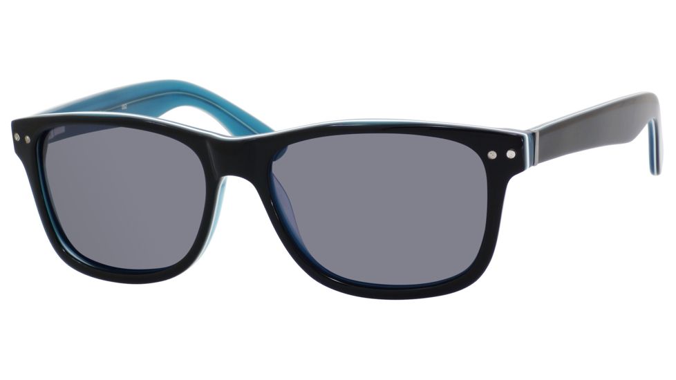 Polaroid U 9353/S Single Vision Prescription Sunglasses U9353S-09MQ-1T-5617 - Lens Diameter 56 mm, Frame Color C / Black / White