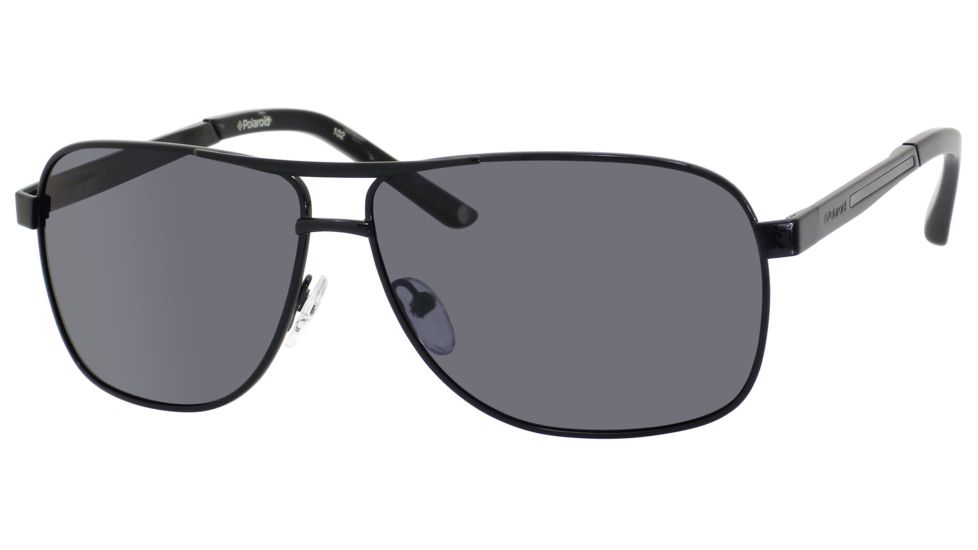 Polaroid X 4307/S Sunglasses X4307S-0KIH-1T-6112 - A / Black Frame, Gray Polarized Lenses, Lens Diameter 61mm, Distance Between Lenses 12mm