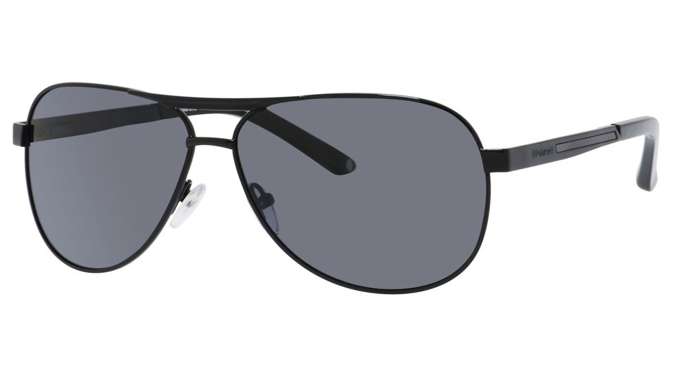 Polaroid X 4308/S Sunglasses X4308S-0KIH-1T-6212 - A / Black Frame, Gray Polarized Lenses, Lens Diameter 62mm, Distance Between Lenses 12mm