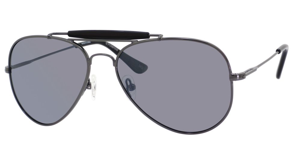 Polaroid X 4320/S Sunglasses X4320S-0A4X-JY-5916 - C / Gunmetal Frame, Gray Blue Mirpol Lenses, Lens Diameter 59mm, Distance Between Lenses 16mm