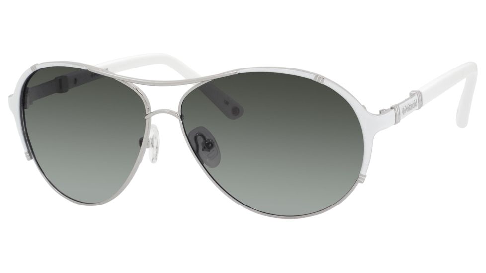 Polaroid X 4330/S Sunglasses X4330S-00BF-NX-6013 - A / Silver Frame, Green Gradient Polarized Lenses, Lens Diameter 60mm, Distance Between Lenses 13mm