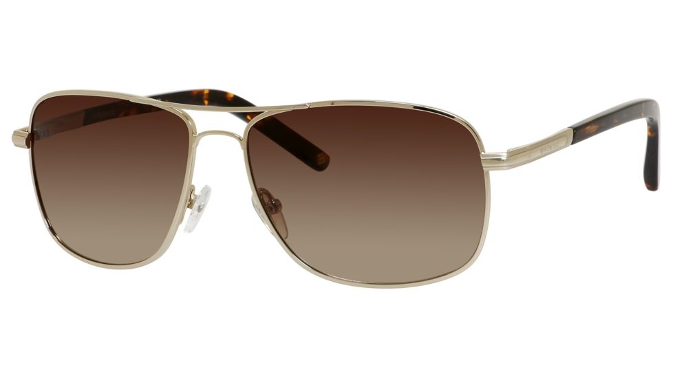 Polaroid X 4402/S Sunglasses X4402S-00JB-S7-5815 - Gold Frame, Brown Gradient Polarized Lenses, Lens Diameter 58mm, Distance Between Lenses 15mm