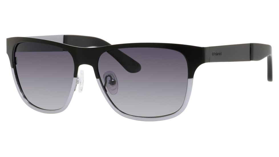 Polaroid X 4414/S Single Vision Prescription Sunglasses X4414S-0BC5-ML-5515 - Frame Color Black, Lens Diameter 55 mm