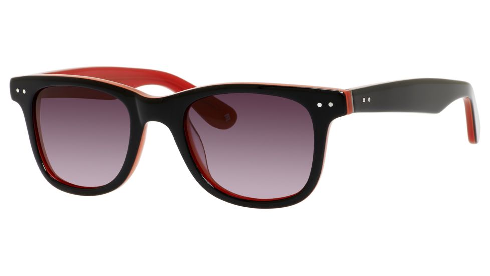 Polaroid X 8400/S Progressive Prescription Sunglasses X8400S-00A2-AU-5022 - Frame Color Black Red, Lens Diameter 50 mm