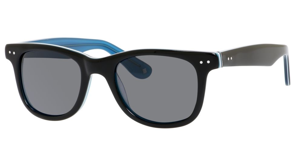 Polaroid X 8400/S Progressive Prescription Sunglasses X8400S-0D51-1T-5022 - Frame Color Black Blue, Lens Diameter 50 mm
