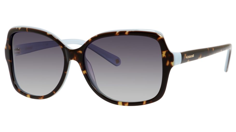 Polaroid X 8404/S Sunglasses X8404S-00BM-ML-5915 - Havana Frame, Gray Gradient Polarized Lenses, Lens Diameter 59mm, Distance Between Lenses 15mm