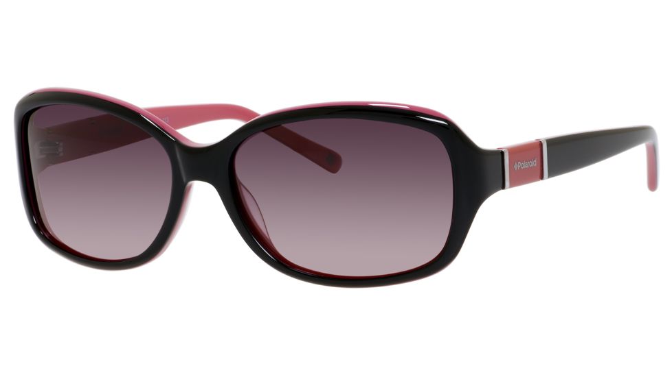 Polaroid X 8406/S Single Vision Prescription Sunglasses X8406S-0G48-AU-5615 - Lens Diameter 56 mm, Frame Color Black Rose