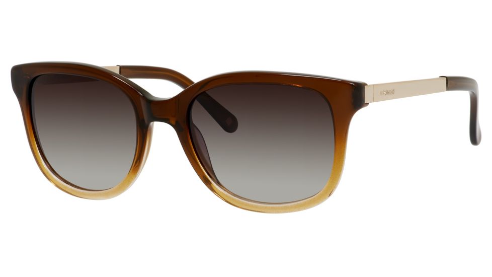Polaroid X 8407/S Sunglasses X8407S-000T-S7-5219 - Dark Brown Frame, Brown Gradient Polarized Lenses, Lens Diameter 52mm, Distance Between Lenses 19mm